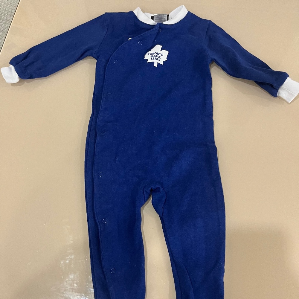 Toronto Maple Leafs - Onesie, Baby PJ 12 Months